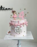 Fortune's Little Girl Pink Cake