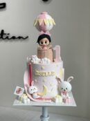 Giselle's Baby Girl in Hot Air Balloon Cake