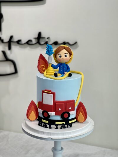 Hay Yan's Fireman & Firetruck Cake