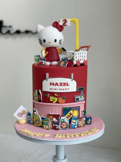 Hazel's Full Fondant Hello Kitty Mini Mart Cake