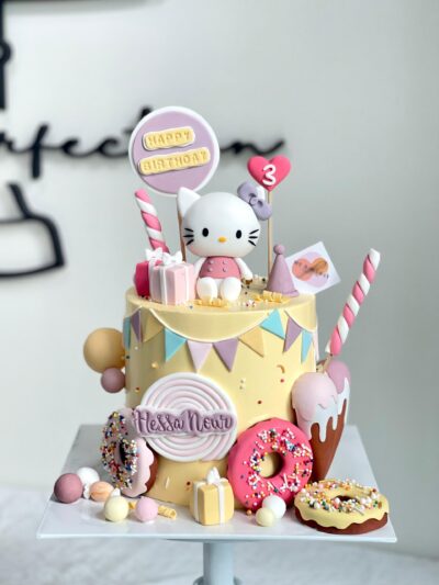 Hessa Nour's Hello Kitty Candyland Cake