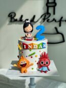 Indah's Baby Girl and Super Simple Songs Cake