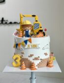 Ji Yin's Baby Boy Construction Cake