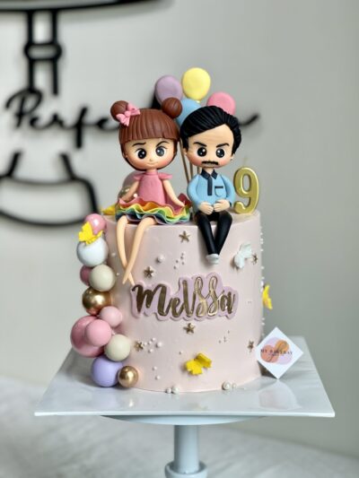 Melissa's Human Figurine Baby Girl Cake