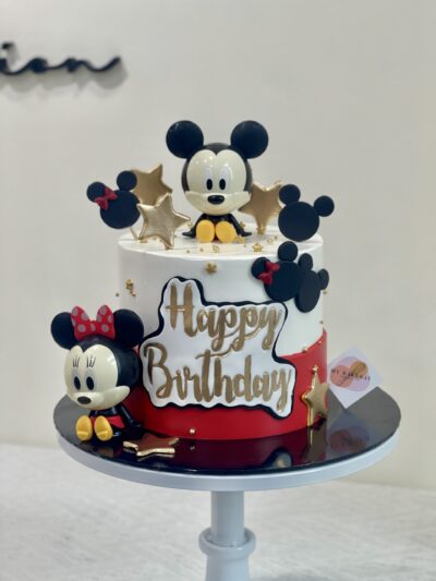 Mickey and Minnie Mouse Cake