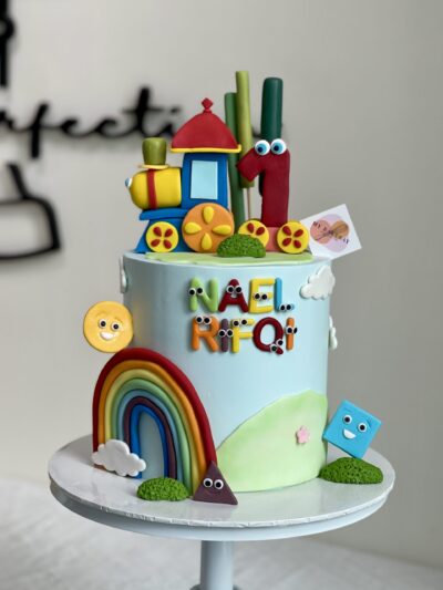 Nael Rifqi's Bob The Train Cake