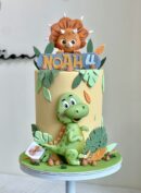 Noah's Full Fondant Dinosaur Cake