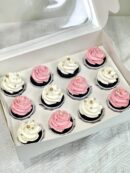 Pink & White Classic Cupcake