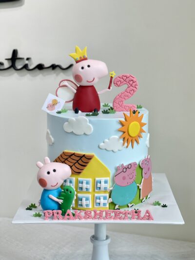 Praksheetha's Peppa Pig Cake