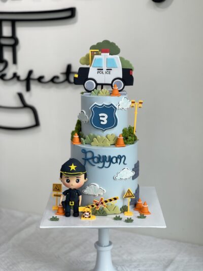 Rayyan's 2-Tier Policeman Cake