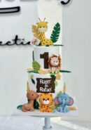 Roger & Rafael's Animal Cake