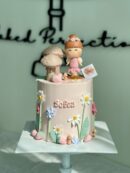 Sofea's Baby Girl and Mushroom Cake