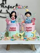 Sophea Sisters' Mermaid Theme Cake
