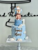 Syarif Naeel's Baby Boy in Hot Air Balloon Cake