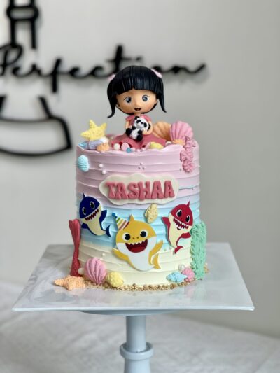 Tashaa's Little Girl Baby Shark Cake