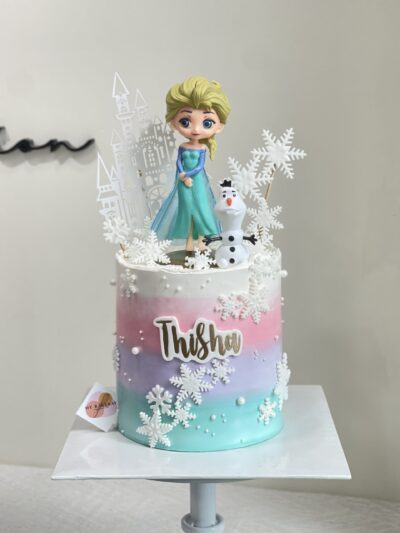 Thisha's Frozen Elsa Cake