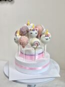 Unicorn and Rainbow Cakepop