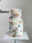 Victoria's 2 Tier Rabbit & Butterfly Cake