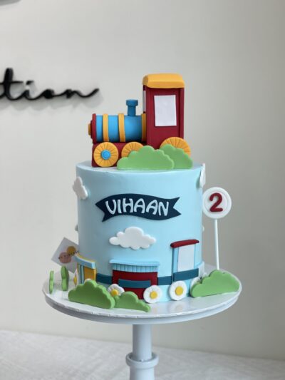 Vihaan's Train Cake