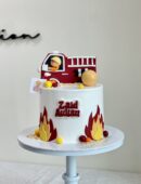 Zaid Aulian's Fireman and Firetruck Cake