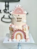 Zoe's Pink Rainbow Cake